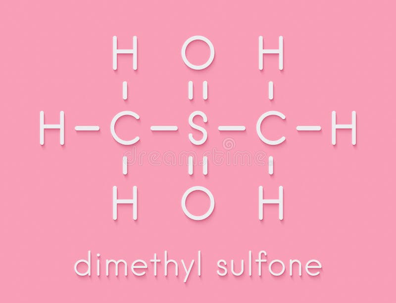 Methylsulfonylmethane MSM Dietary Supplement Molecule, Chemical