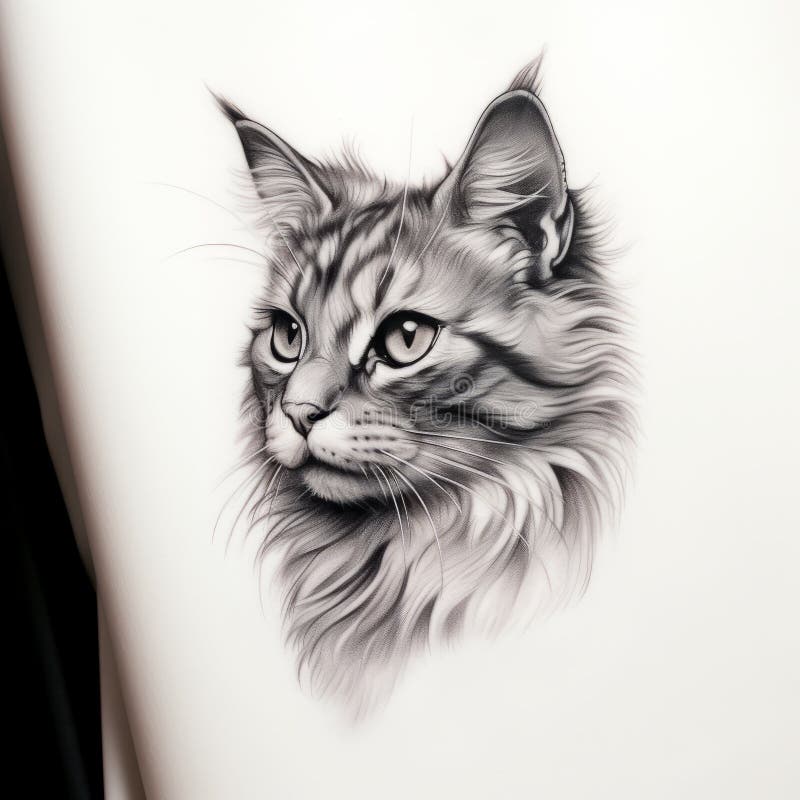 101 Best Cat Outline Tattoo Ideas You'll Have To See To Believe!