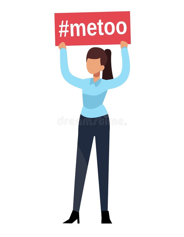 metoo Руки женщины держат рабочее место знака сексуальных домогательств человека босса Женский страх унижения в социальной концеп иллюстрация штока metoo Руки женщины держат рабочее место знака сексуальных домогательств человека босса Женский страх унижения в социальной концеп иллюстрация штока