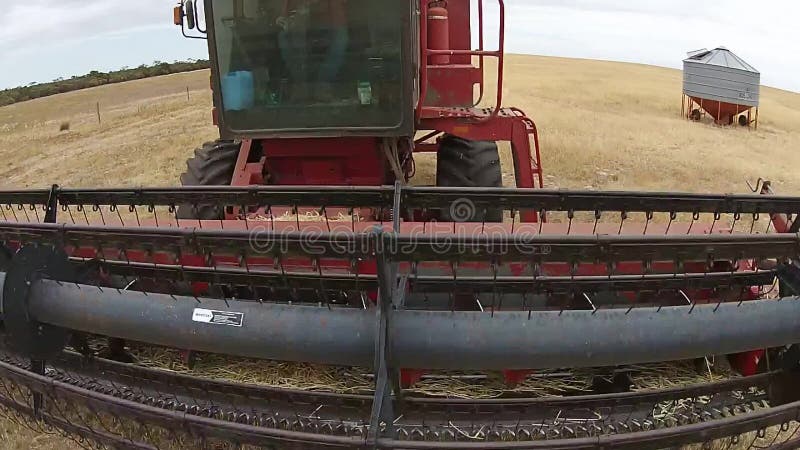 Metragem aérea da colheita rural da exploração agrícola