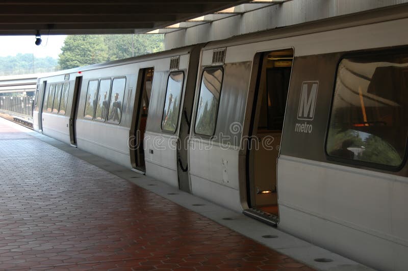 Metro near Washington DC stock image. Image of commute 3120207