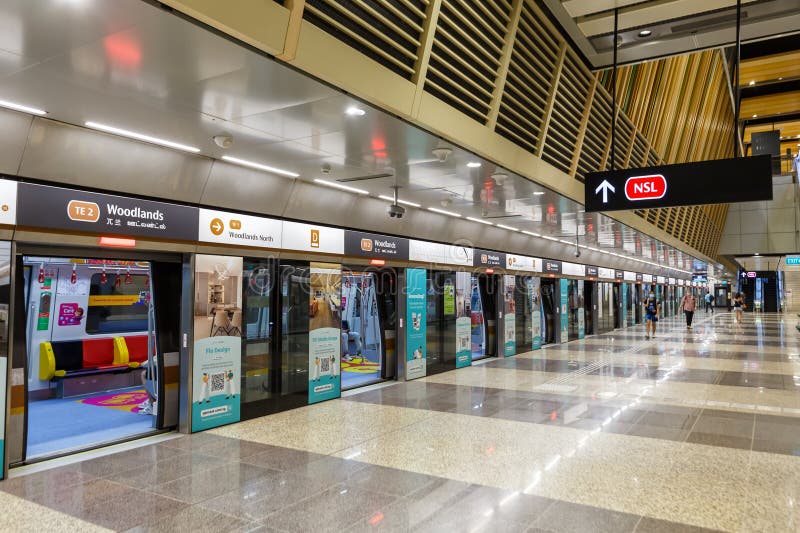 Metro ondergrondse bosarealen thomson oostkust openbaar vervoer in singapore