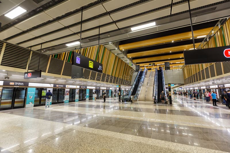 Metro ondergrondse bosarealen thomson oostkust openbaar vervoer in singapore