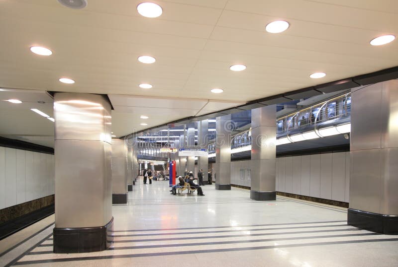 Metro station royalty free stock image