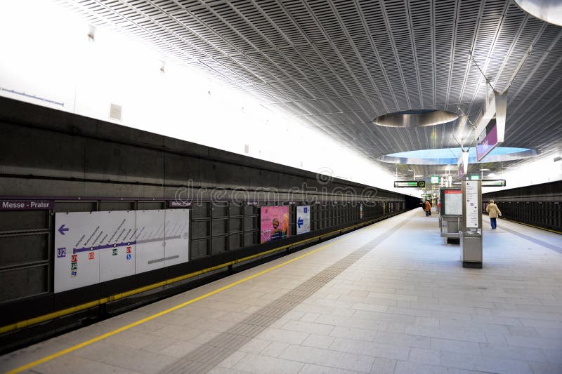 Metro station in Vienna. stock image. Image of europe - 84661747