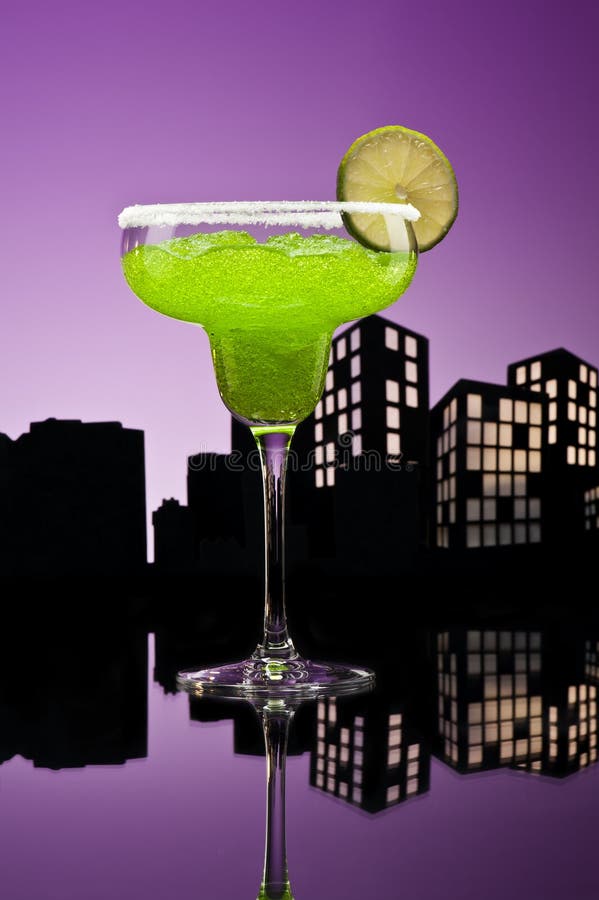 Metropolis Green Margarita Cocktail Stock Image Image of alcohol