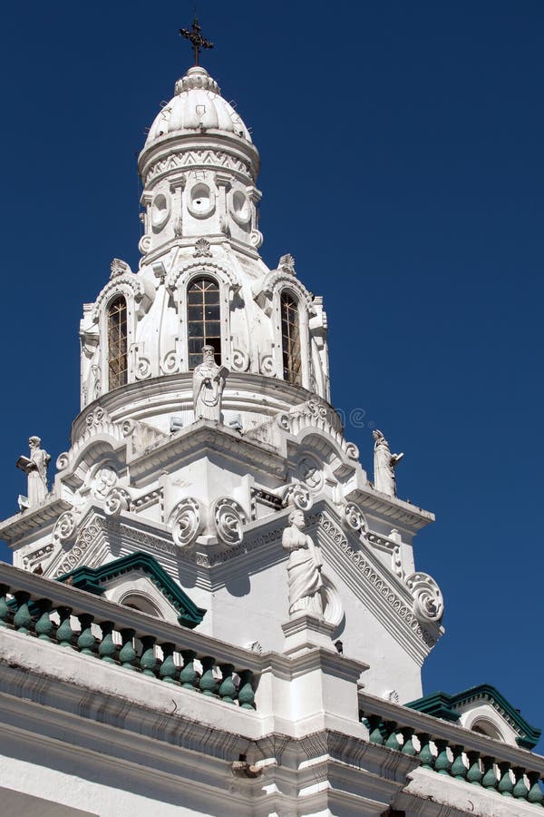 Metropolitan Kathedraal van Quito, Ecuador royalty-vrije stock afbeelding