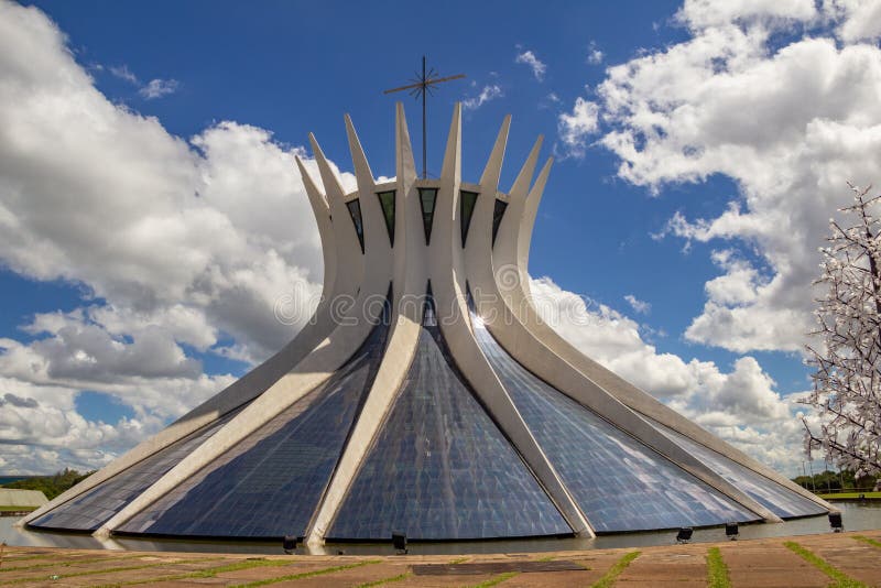 Catedral Metropolitana Nossa Senhora Aparecida. Editorial Image - Image ...