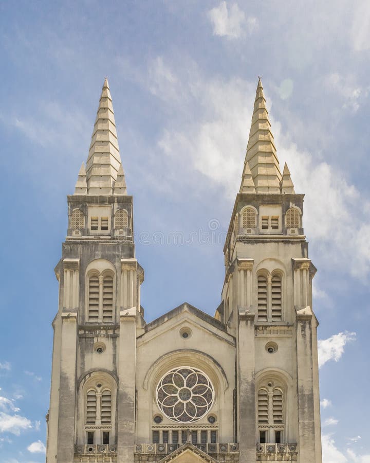 Metropolitan Cathedral Fortaleza Brazil stock photography Metropolitan Cathedral Fortaleza Brazil stock photography
