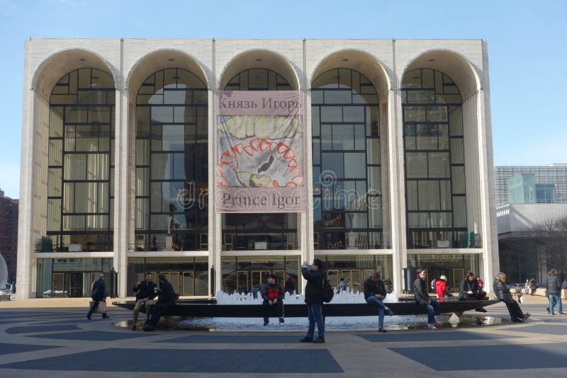 Metropolitan Opera -Huis royalty-vrije stock foto Metropolitan Opera -Huis royalty-vrije stock foto