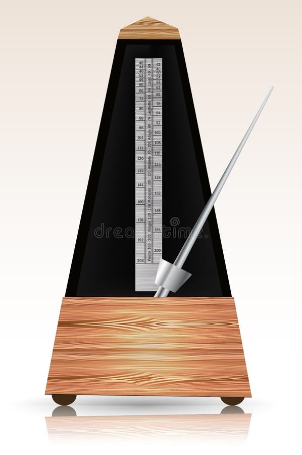 Download Metrónomo ilustración del vector. Ilustración de clásico - 41920420