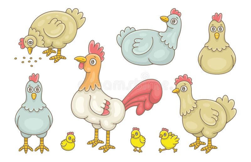 Galli E Galline Illustrazioni Vettoriali E Clipart Stock 127 Illustrazioni Stock