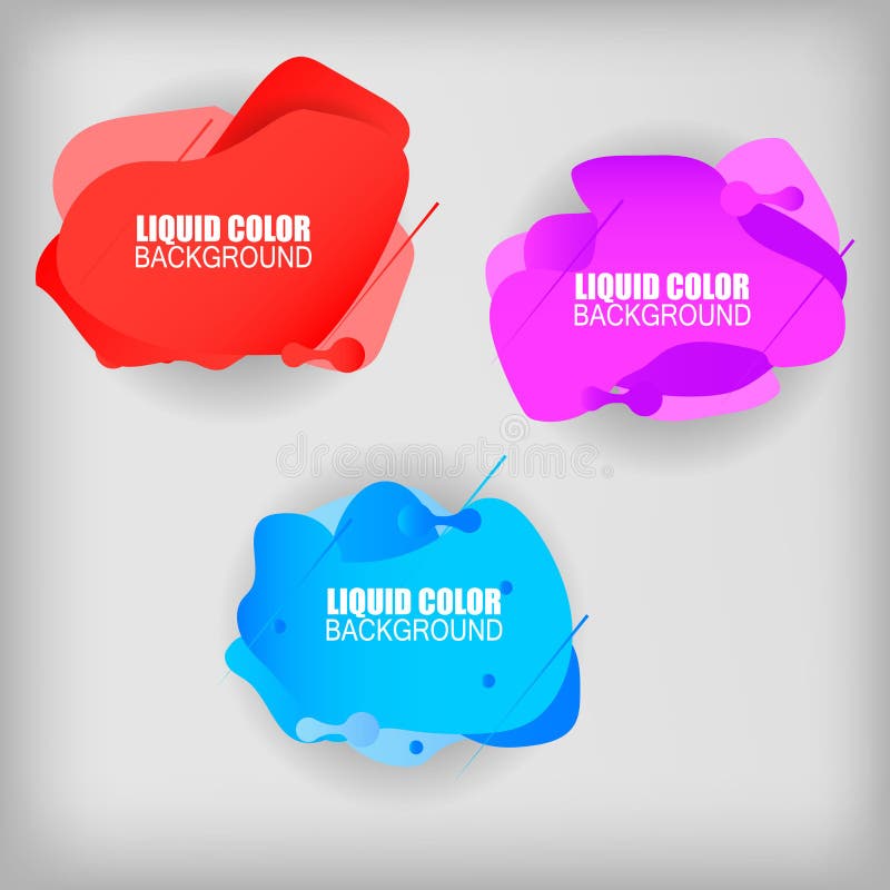Metta delle onde di plastica di pendenza liquida illustrazione vettoriale Metta delle onde di plastica di pendenza liquida illustrazione vettoriale