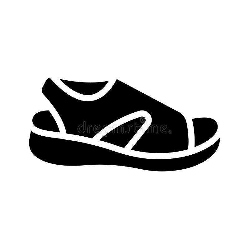 Metti le mani su questa fantastica icona di sandali royalty illustrazione gratis