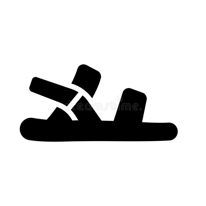 Metti le mani su questa fantastica icona di sandali royalty illustrazione gratis