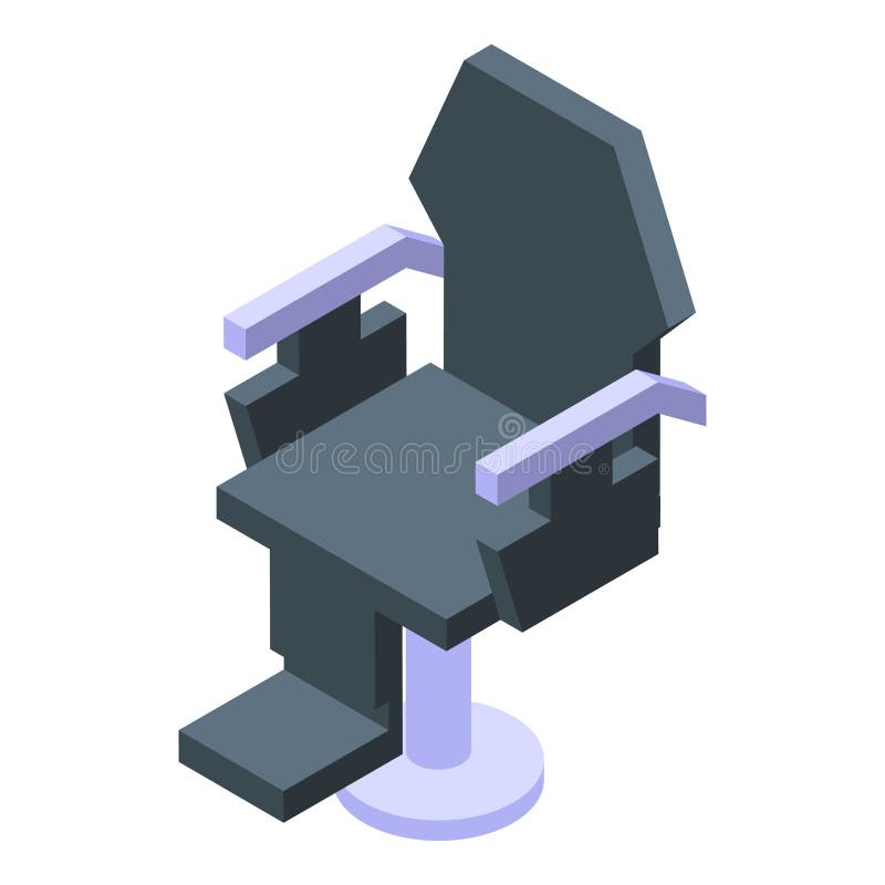 Furniture shop chair icon isometric vector. Barber design. Element equipment. Furniture shop chair icon isometric vector. Barber design. Element equipment