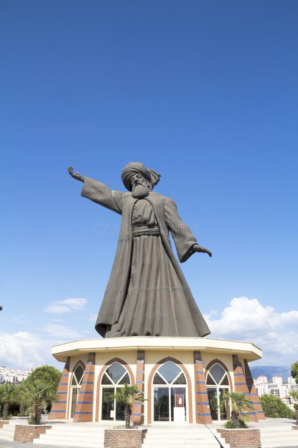 Mevlana Rumi, die derwisj wervelen royalty-vrije stock afbeeldingen Mevlana Rumi, die derwisj wervelen royalty-vrije stock afbeeldingen