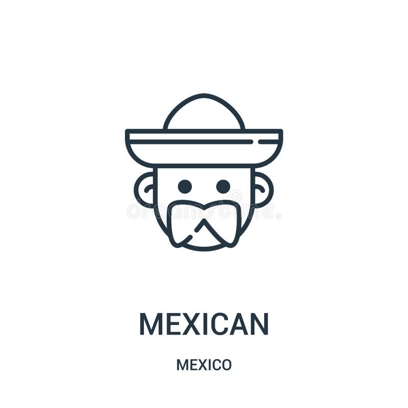 Mexicaanse pictogramvector van de inzameling van Mexico Dunne het pictogram vectorillustratie van het lijn Mexicaanse overzicht stock illustratie Mexicaanse pictogramvector van de inzameling van Mexico Dunne het pictogram vectorillustratie van het lijn Mexicaanse overzicht stock illustratie