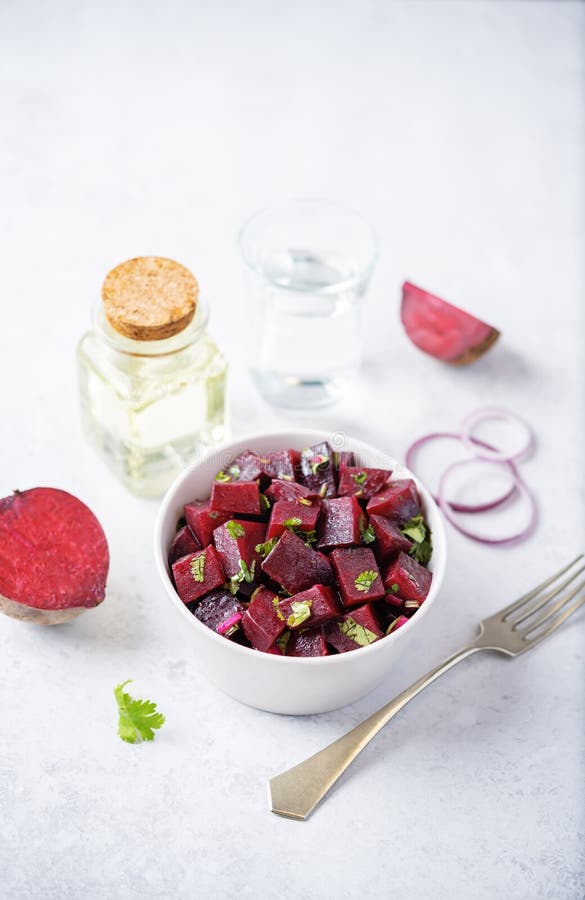 Mexican Beet Salad in a Bowl Stock Photo Image of meal, onion 266895210