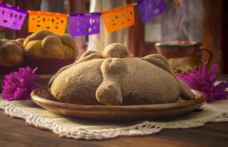 Pan De Muerto Bread Dia De Los Muertos Mexican Bread of the Dead