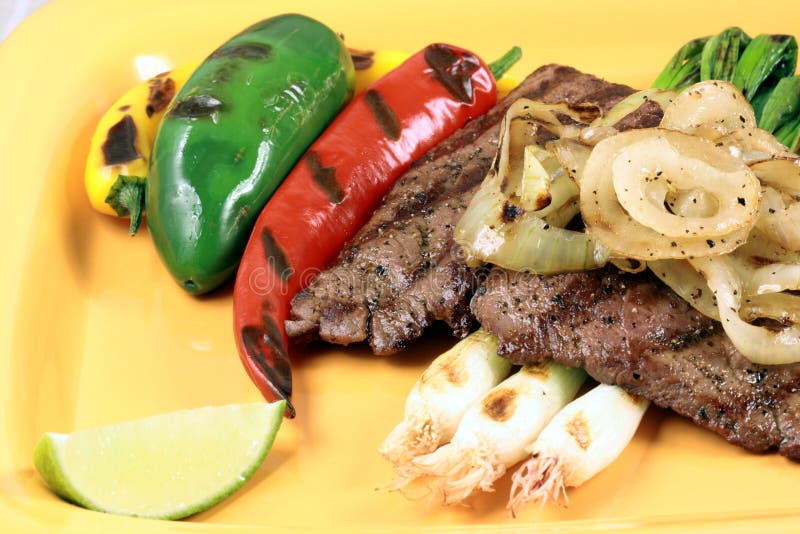 Mexican carne asada plate stock image. Image of pico, restaurant 7331443