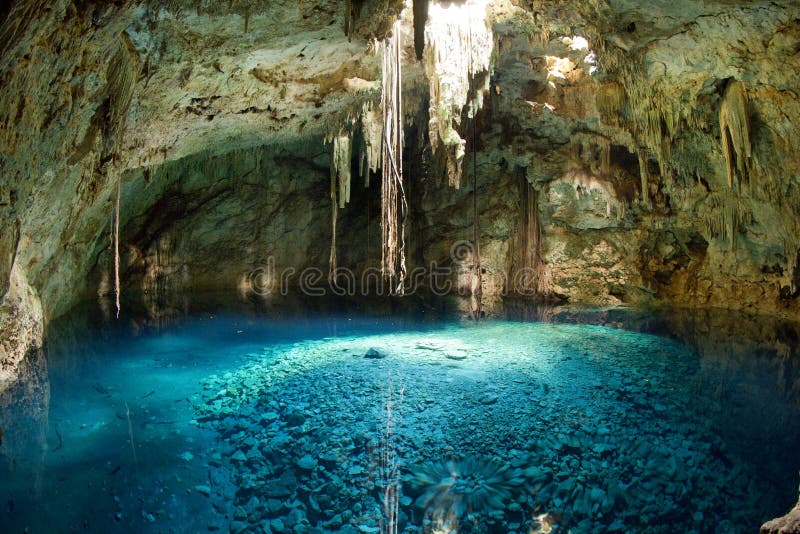 Mexican cenote, sinkhole