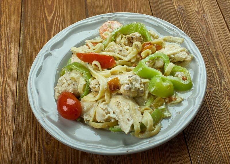 Mexican Chicken Pasta stock image. Image of pasta, natural 116820435