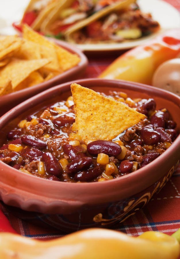 Mexican chili beans stock photo. Image of meal, cooking 14418060