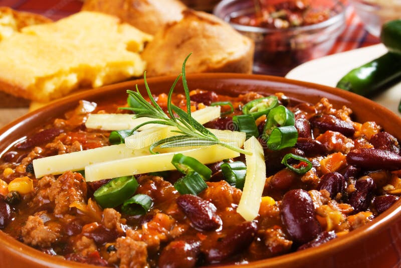 Mexican chili beans stock photo. Image of meal, cooking 14418060