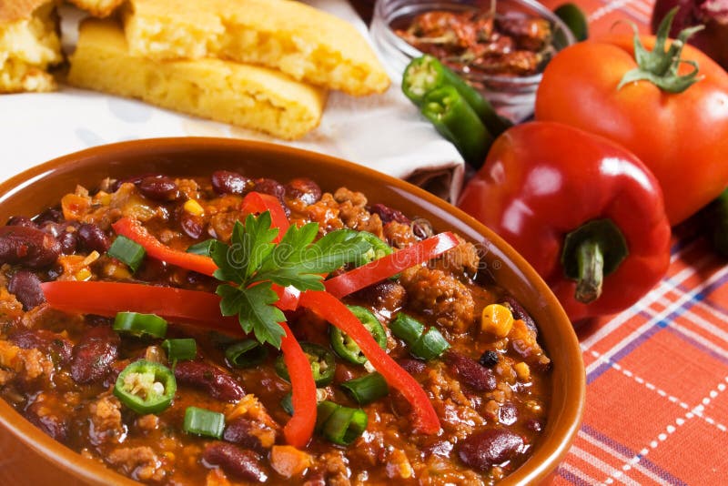 Mexican chili beans stock photo. Image of meal, cooking 14418060