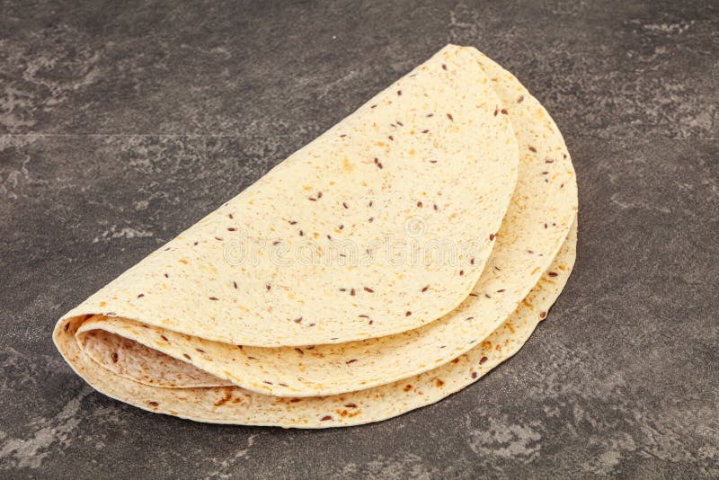 Mexican Cuisine Tortilla Thick Bread Stock Image Image of flour