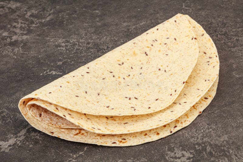 Mexican Cuisine Tortilla Thick Bread Stock Image Image of flatbread