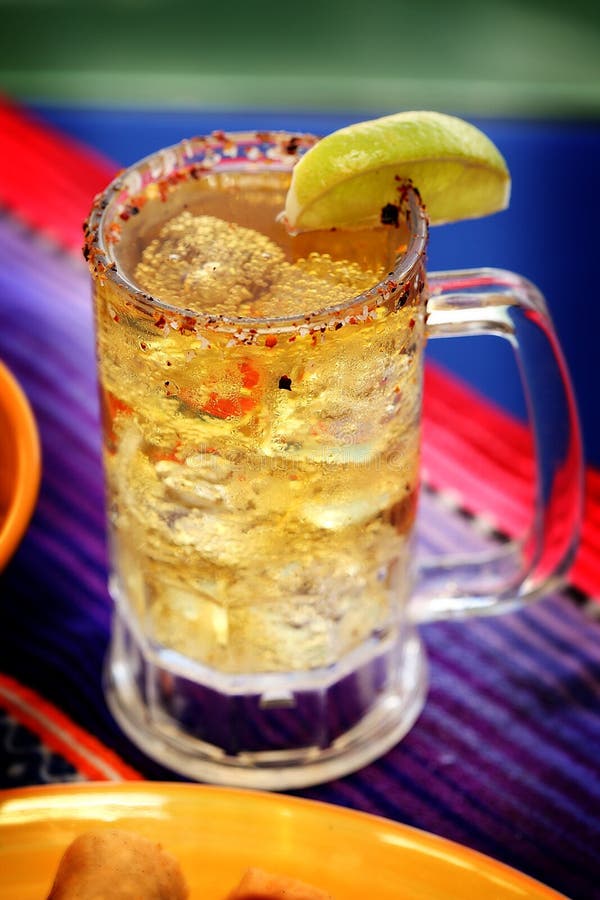 Mexican drink stock image. Image of spices, lemon, beer 31477769