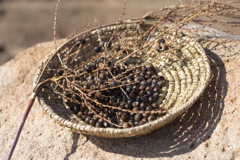 Native Basket Product Made in Antequera, Bohol, Philippines Stock Image
