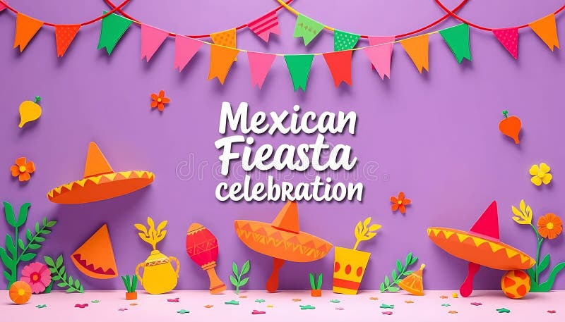 Vibrant Mexican Fiesta Cuisine and Drinks