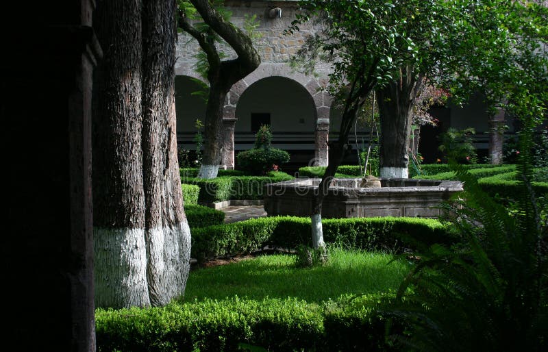 Mexican garden stock image Mexican garden stock image