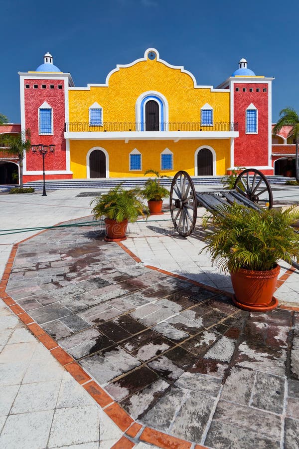 Mexican hacienda in the Mayan Riviera, Yucatan