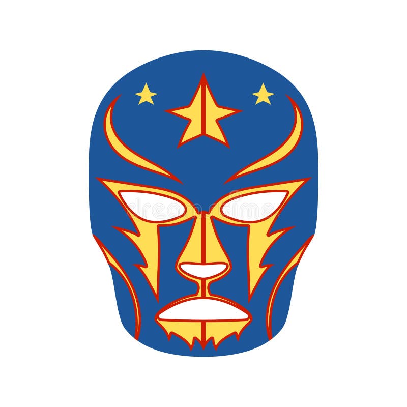 mexican-luchador-mask-template-wrestling-suit-item-with-yellow-blue