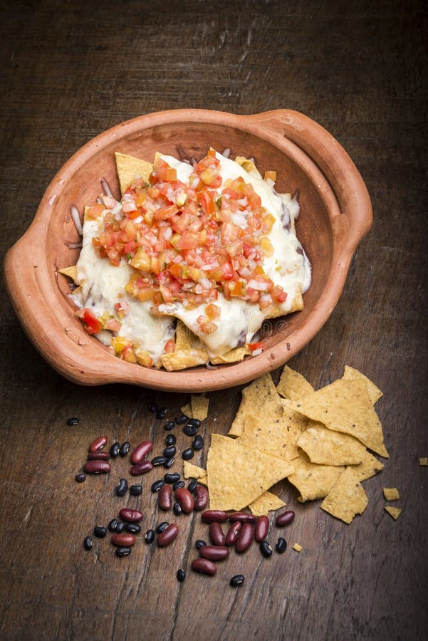 Mexican Nachos with cheese stock image. Image of healthy 185737153