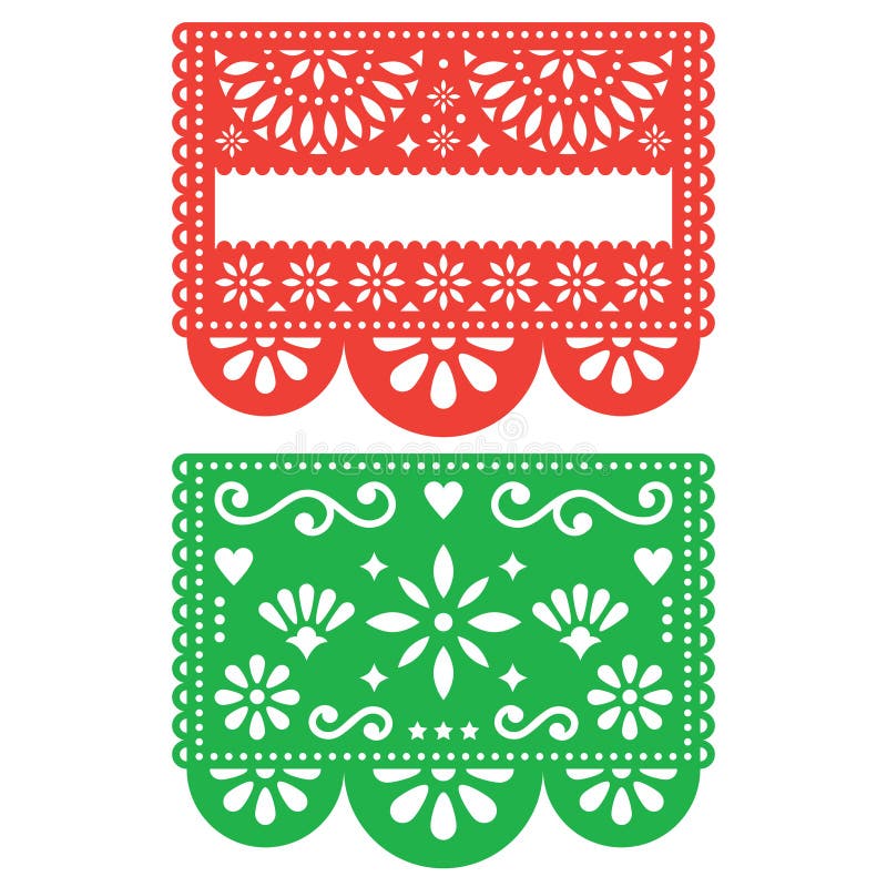 mexican-papel-picado-vector-template-design-set-cutout-paper