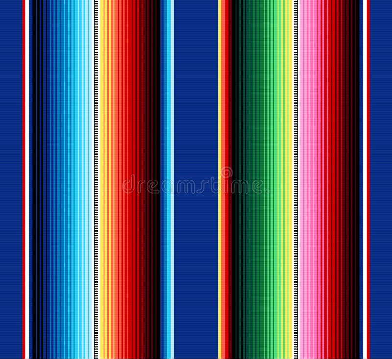 Mexican rug pattern. serape stripes vector vector illustration