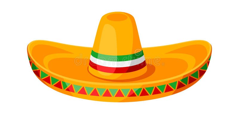 Мексиканская шляпа на столе фон