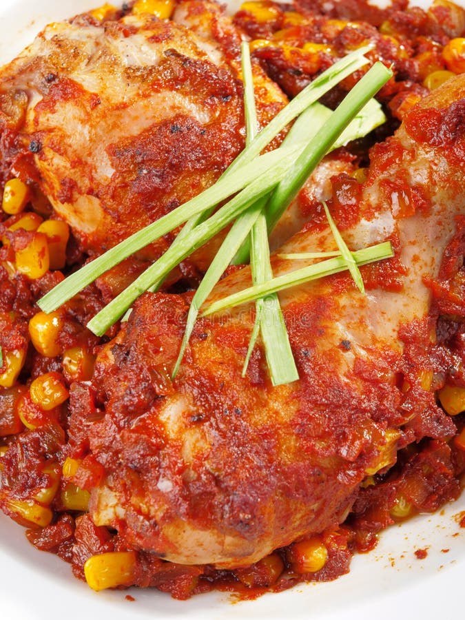 Mexican style chicken stock image. Image of closeup, object - 48887689