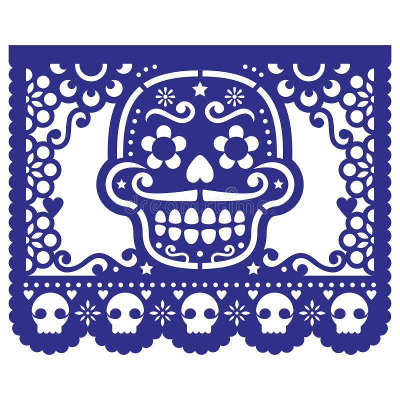 mexican-sugar-skull-paper-decorations-papel-picado-design-for