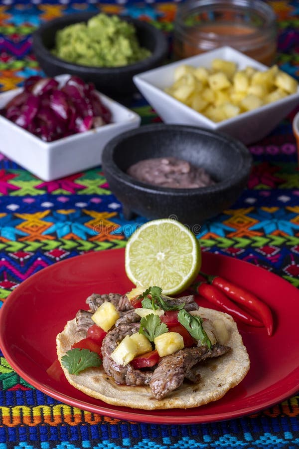Mexican tortilla stock photo. Image of chili, cilantro 194233566