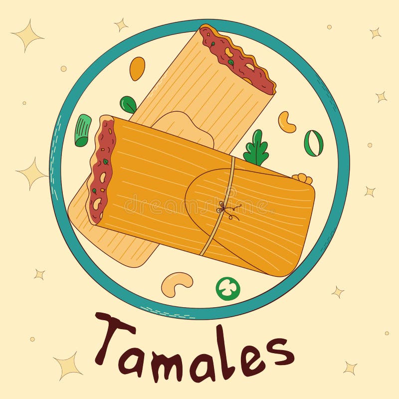 Chicken Tamales Stock Illustrations – 126 Chicken Tamales Stock  Illustrations, Vectors & Clipart - Dreamstime
