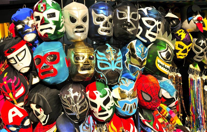 Mexicano Lucha Wrestling Masks foto de stock royalty free Mexicano Lucha Wrestling Masks foto de stock royalty free