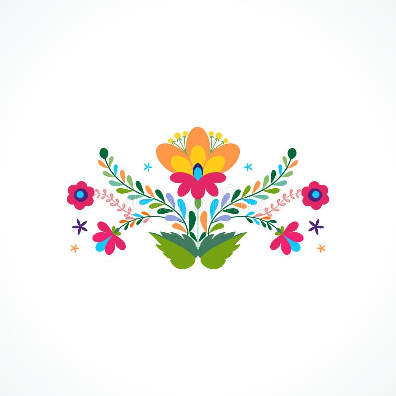 Mexico blommaprydnad också vektor för coreldrawillustration royaltyfri illustrationer Mexico blommaprydnad också vektor för coreldrawillustration royaltyfri illustrationer