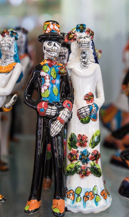 Mexico City, Mexico - April 30, 2017: Traditional Mexican Skulls, Calaveras,  Skeletons, La Muerte Masks and Other Scary Editorial Photo - Image of maya,  calaverita: 160008711