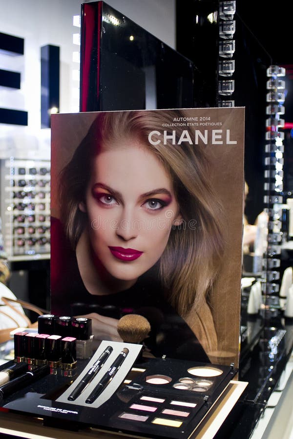 Chanel cosmetics outlet editorial stock photo. Image of fashion - 35896158